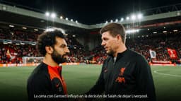 La cena con Gerrard influyó en la decisión de Salah de dejar Liverpool