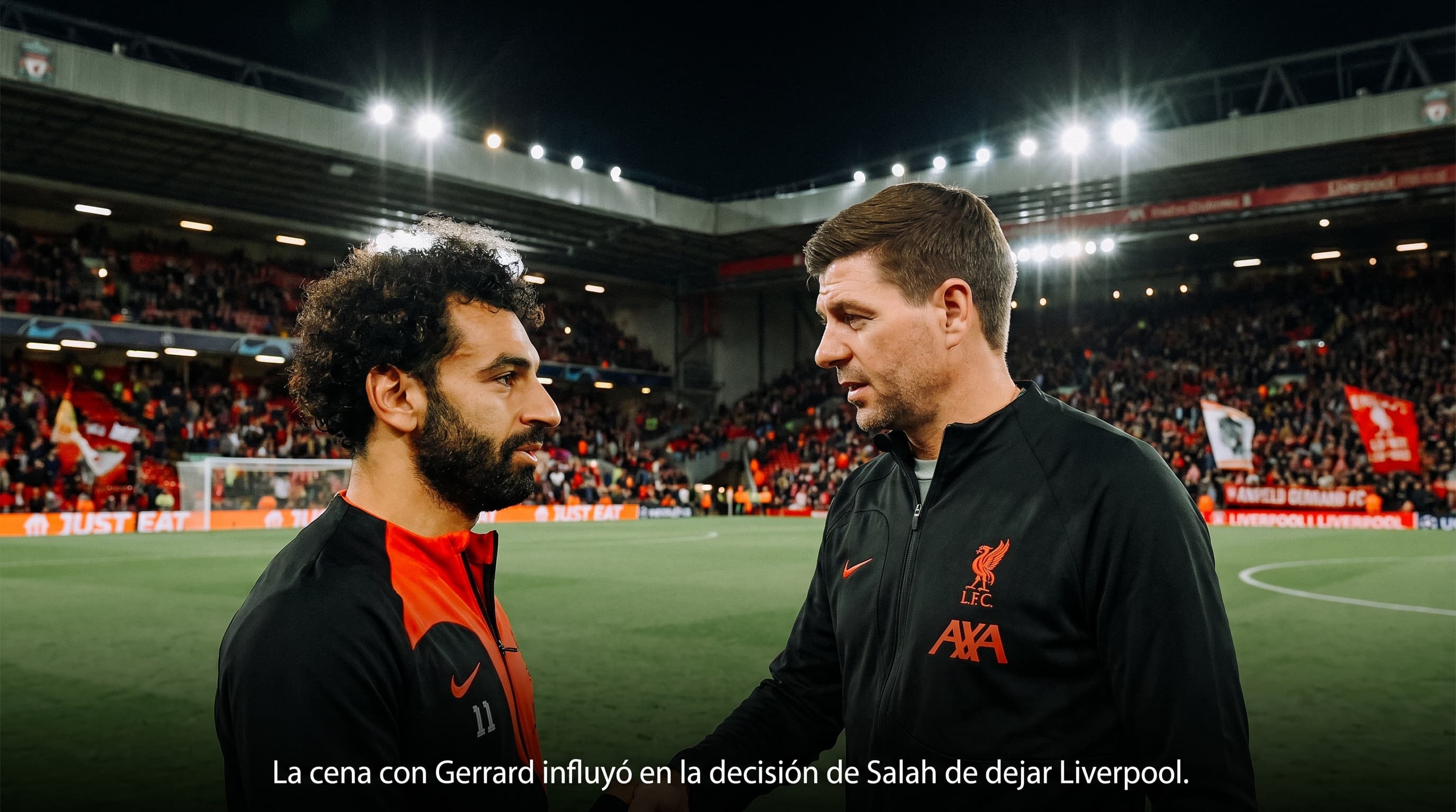 La cena con Gerrard influyó en la decisión de Salah de dejar Liverpool