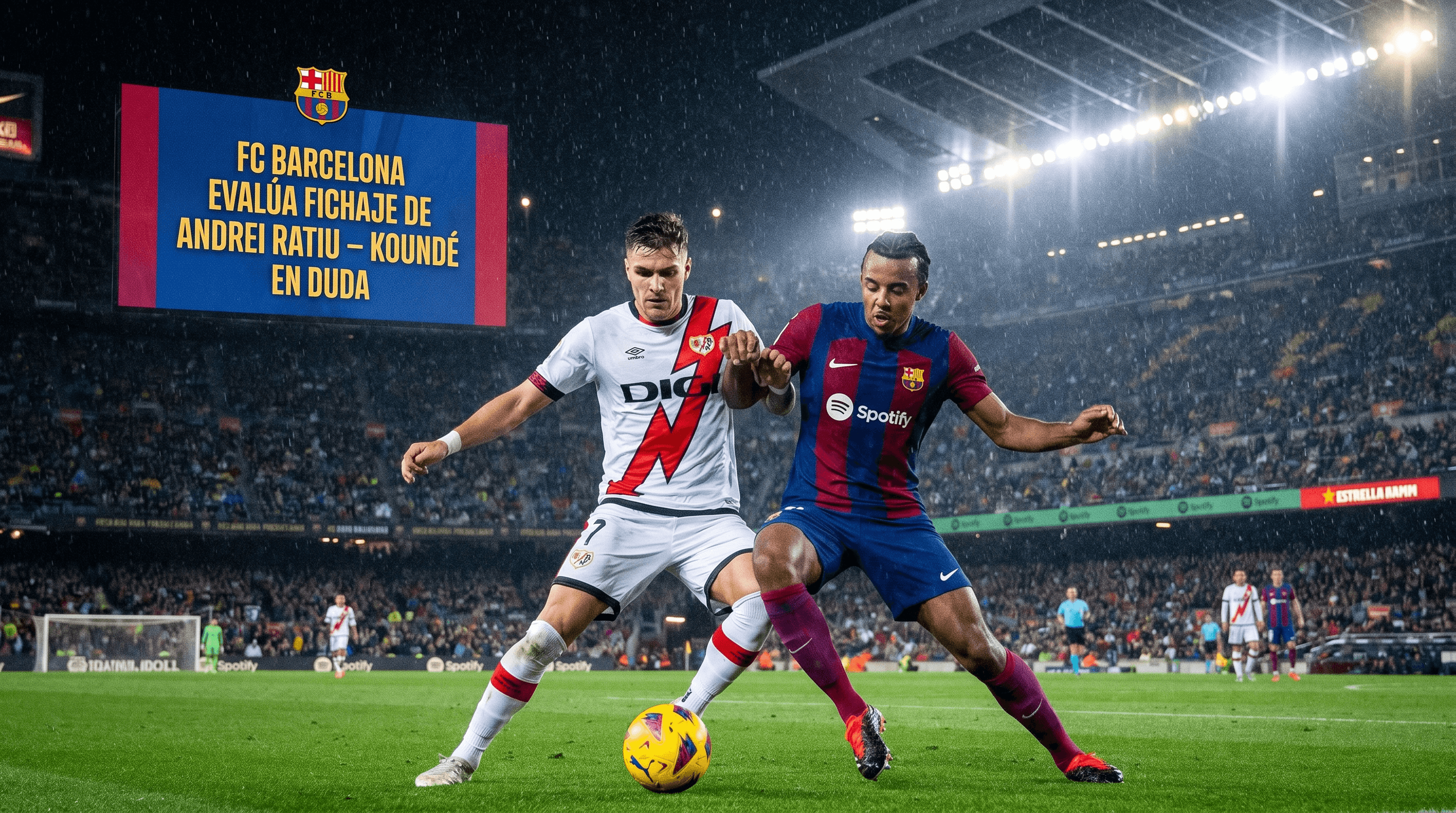 Andrei Ratiu en acción durante un partido, posible fichaje del FC Barcelona