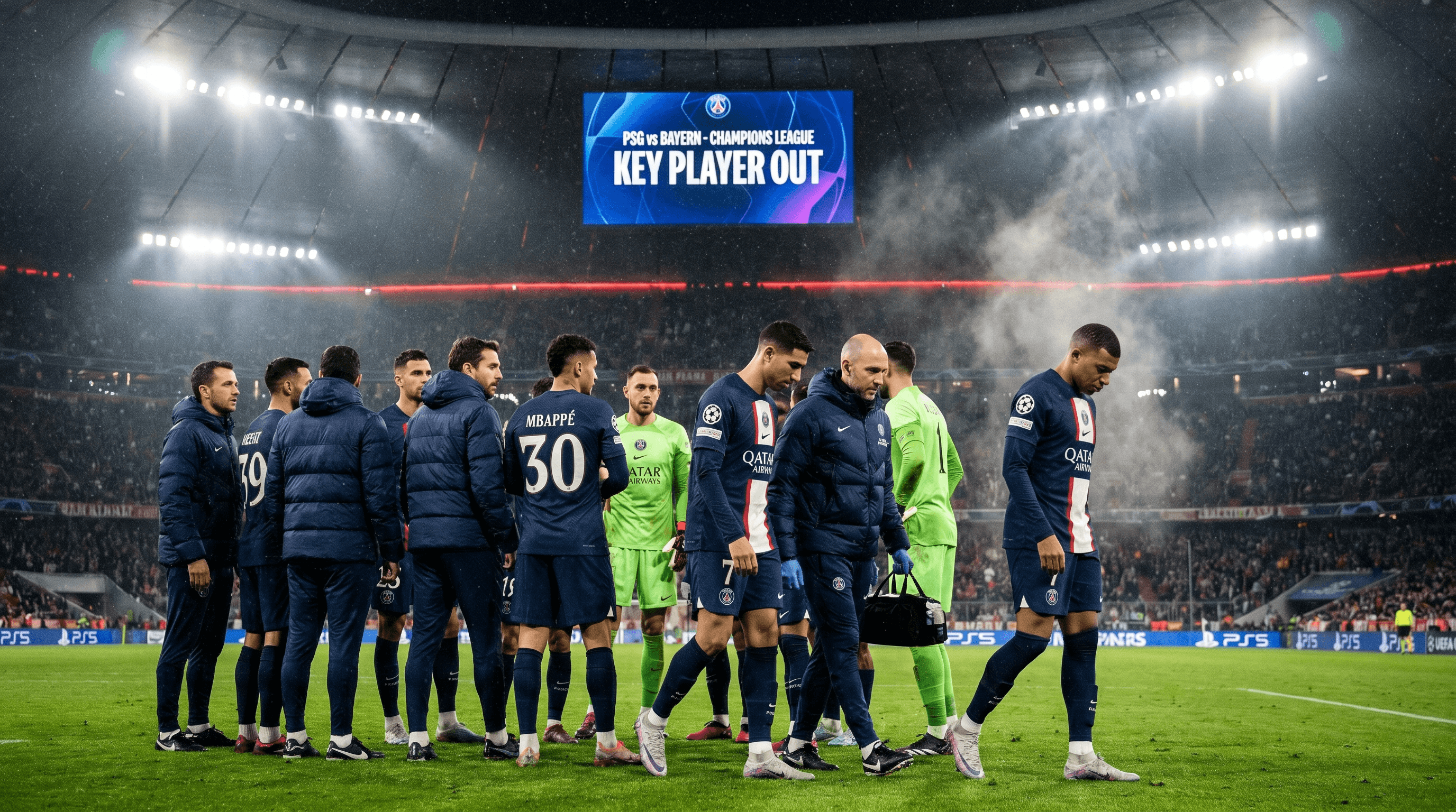 El PSG se prepara para enfrentar al Bayern sin su jugador clave en Champions League