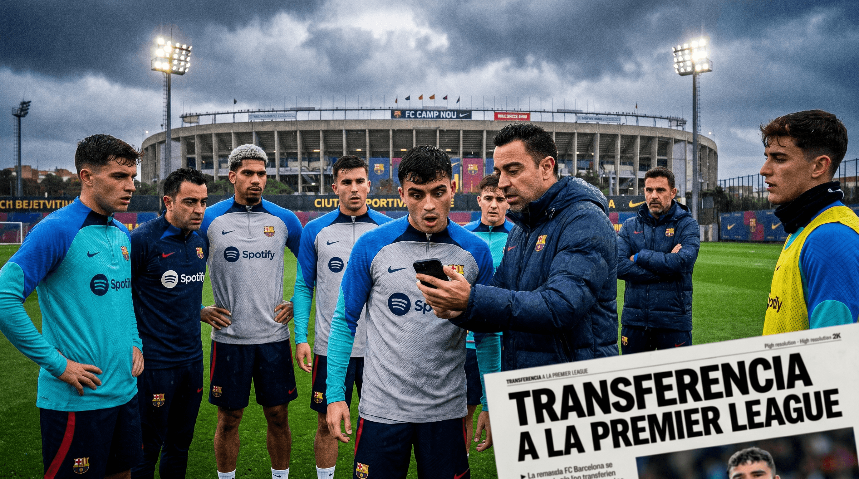 El FC Barcelona en acción durante un partido clave de LaLiga