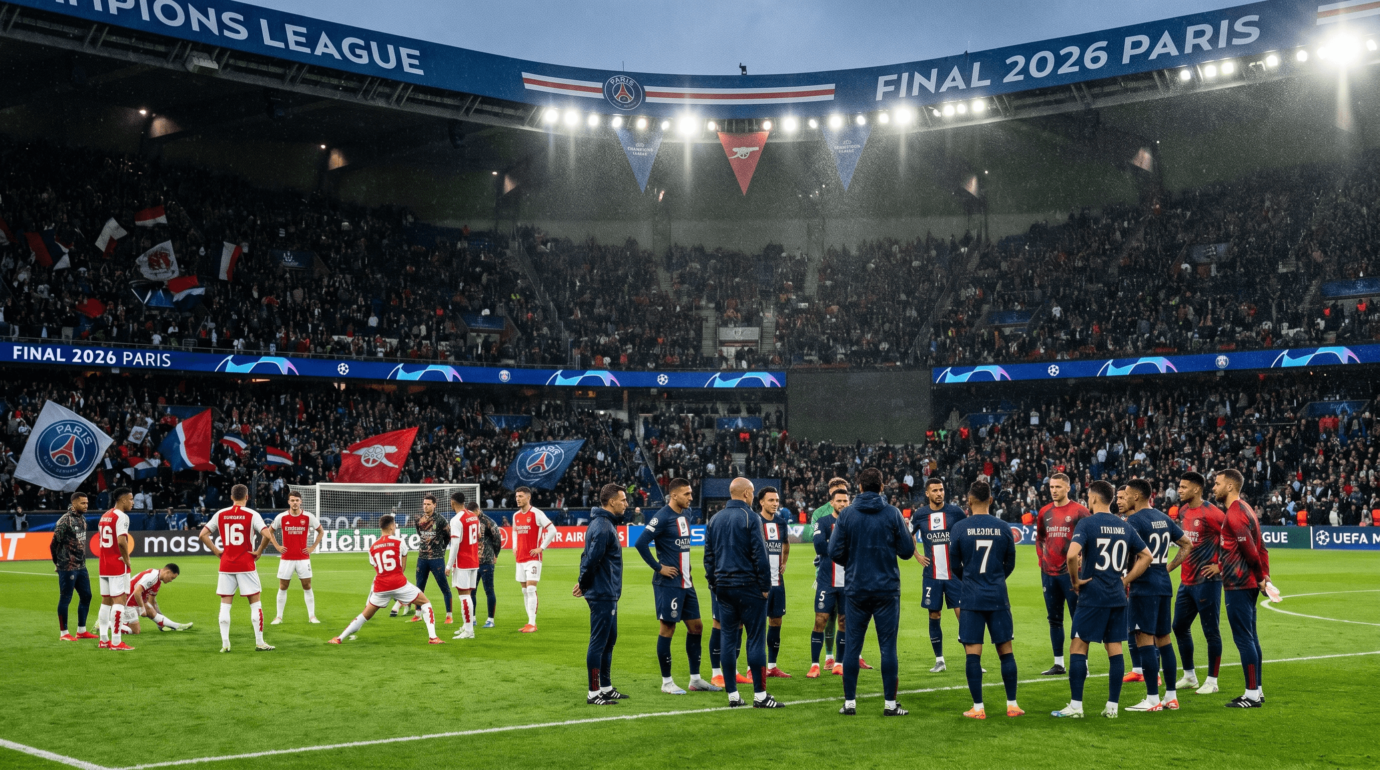 Arsenal y PSG se preparan para la final de la Champions League 2026 en Budapest