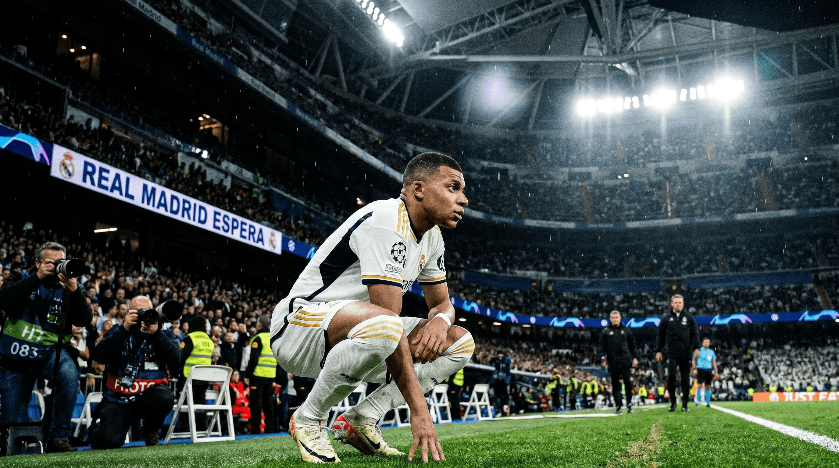 Kylian Mbappé en el gimnasio, sin entrenar con el equipo del Real Madrid