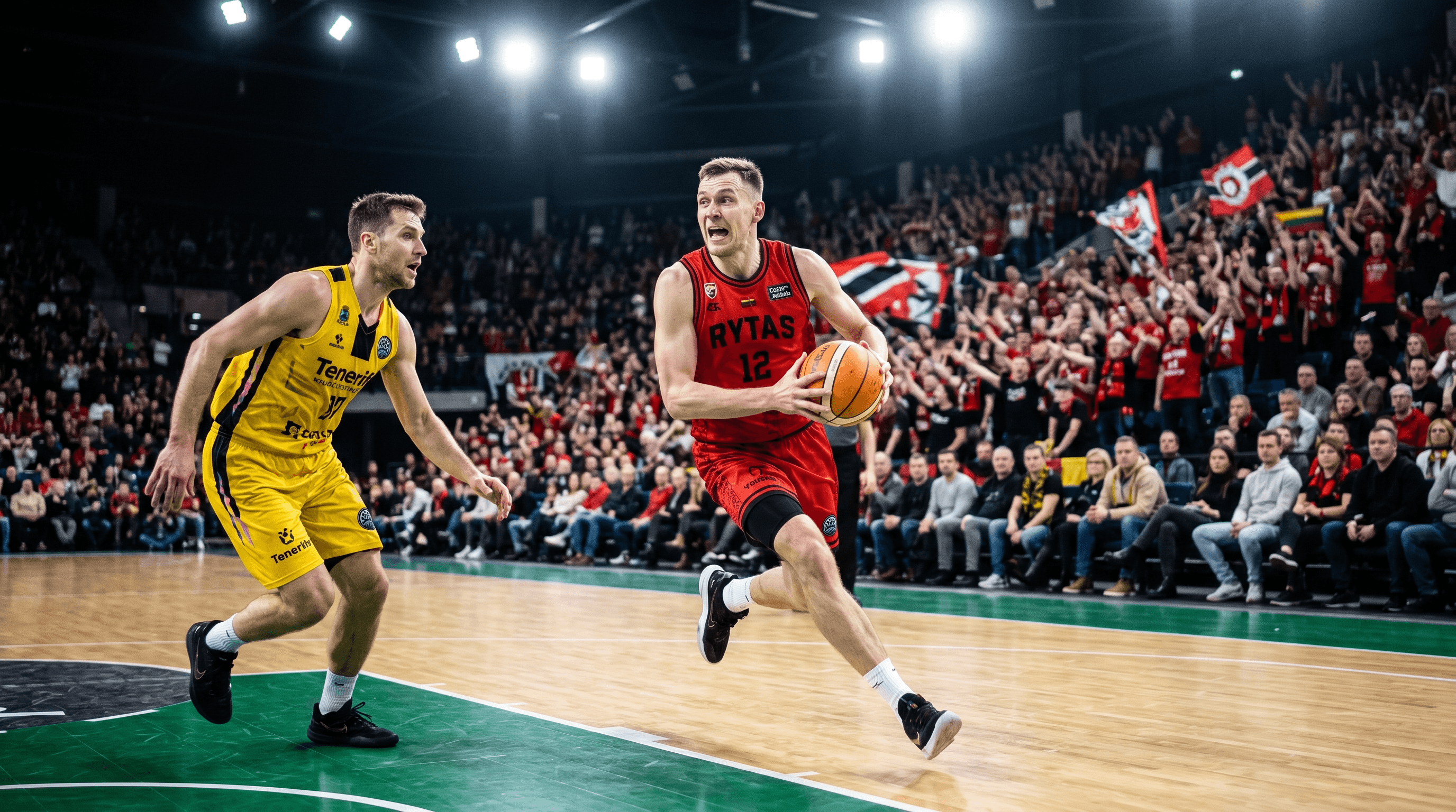 Rytas - Tenerife: resumen del partido de Champions League